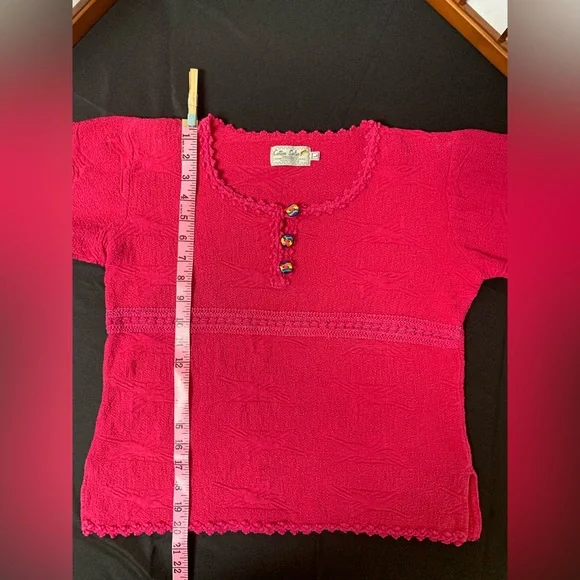 Salsa Size L (runs smaller see pics) 100% Cotton Hand loomed - Picture 5 of 7